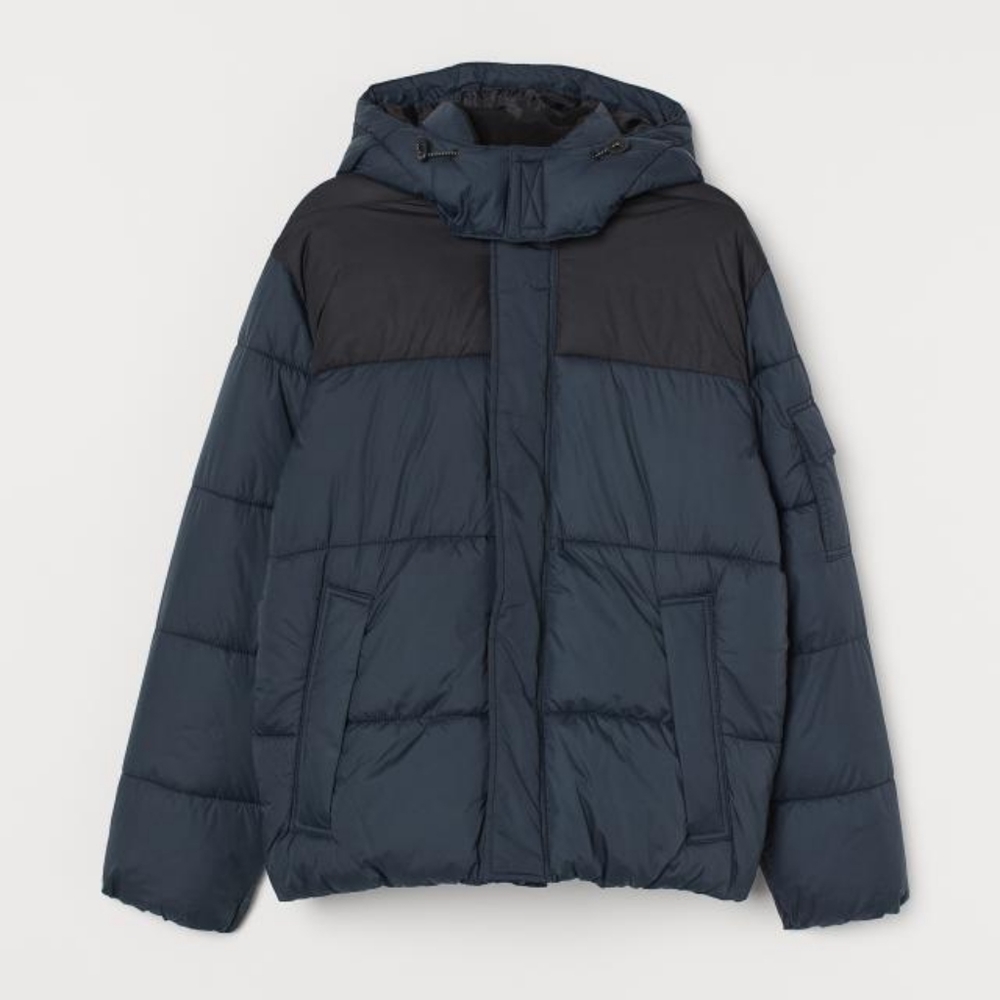 NEW H&M Hooded Puffy Winter Jacket Men's Small